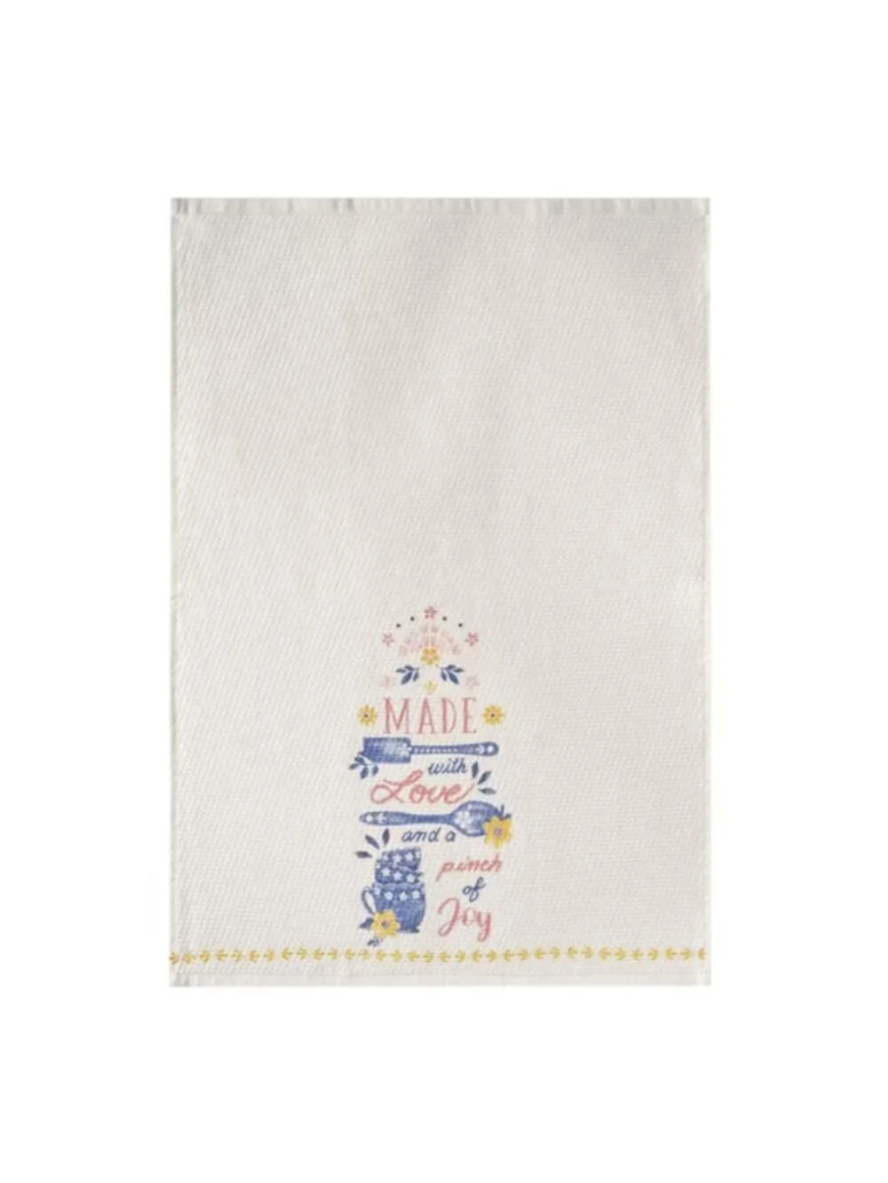 The Woman Pioneer Home Hattie Beautiful Cotton Set of 4 Woven Kitchen Tea Towels
